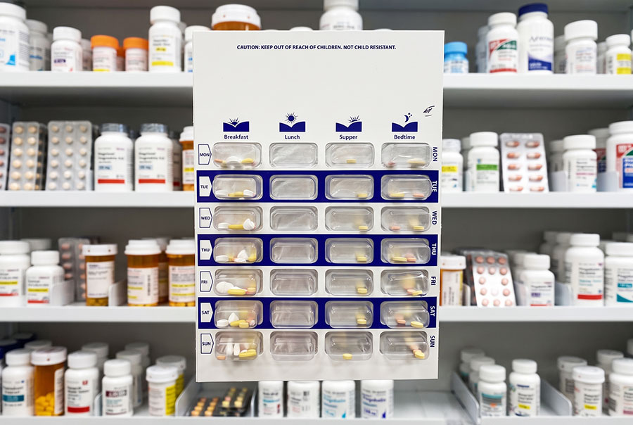 Blister packs at Fort Royal Pharmacy