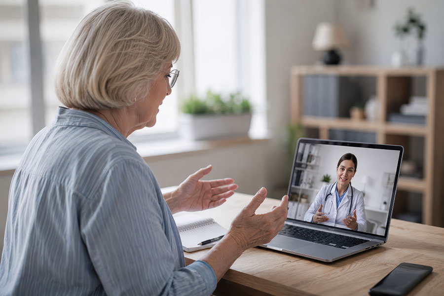 Book a virtual doctor's appointment